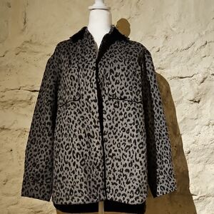 Gap Leopard Print Shacket - Sz Xs